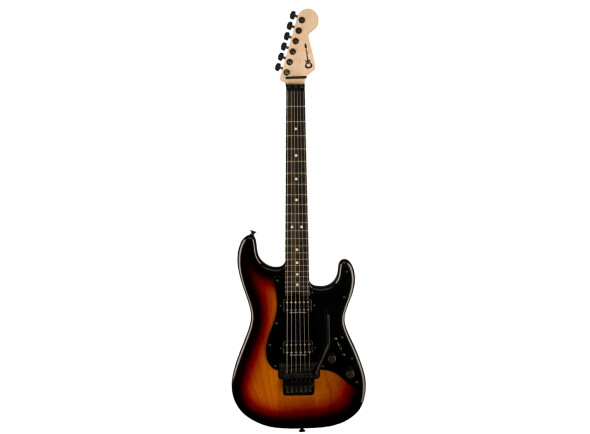  Guitarra elétrica/guitares au format ST Charvel Pro-Mod So-Cal HH FR 3TSB
