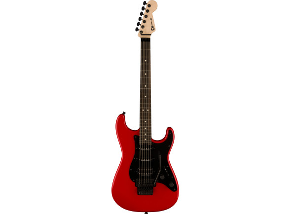  Guitarra elétrica/guitares au format ST Charvel Pro-Mod So-Cal Style 1 HSS FR E Rouge Ferrari