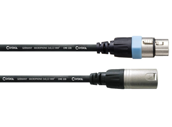 Cabo de microfone barato/Cabos XLR / Microfone Cordial  CCM 1,5 FM