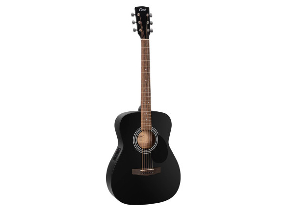 Guitarra Acústica com Captador/Guitare acoustique Cort AF510E Black Satin 