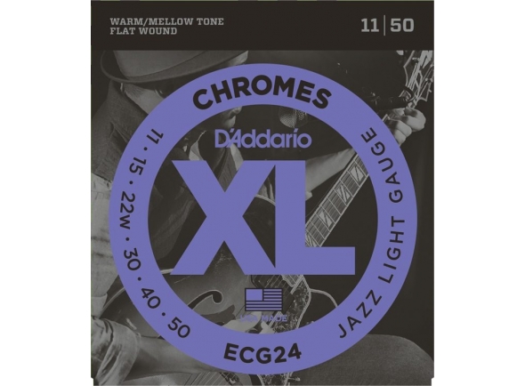 Jogos de cordas para guitarra elétrica D´Addario ECG-24 Jogos de cordas para guitarra elétrica D´Addario ECG-24