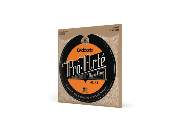 Conjunto de cordas para guitarra clássica/Cordas para guitarra clássica D´Addario  EJ43 