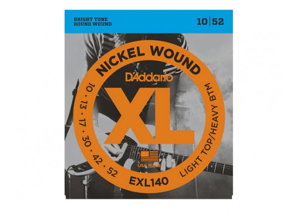 Jogos de cordas para guitarra elétrica D´Addario Jogo de Cordas Guitarra Eléctrica EXL-140 010 Jogos de cordas para guitarra elétrica D´Addario Jogo de Cordas Guitarra Eléctrica EXL-140 010