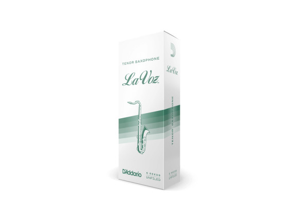 Palheta/Palheta para saxofone tenor Daddario  La Voz Saxofone Tenor Medium (5 Un)