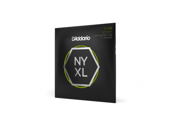 DADDARIO NYXL Jogo de cordas .011/Jogo de cordas .011 D'Addario NYXL1156 11-56 Medium Top/Extra Heavy Bottom, NYXL Electric Guitar Strings
