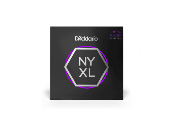 DADDARIO NYXL Conjunto para guitarra de 7 cordas/Jogos para guitarra de 7 cordas D´Addario  NYXL1164 
