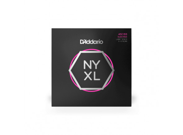 DADDARIO NYXL Jogo de Cordas para Baixo/Jogo de cordas .045 para baixo elétrico de 5 cordas D´Addario  NYXL45130 Bass Set 