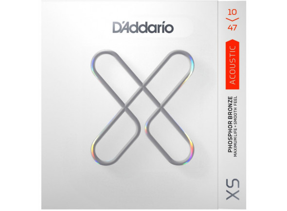 jogo cordas guitarra acÃºstica Jogo de cordas .010 D´Addario  XSAPB1047 