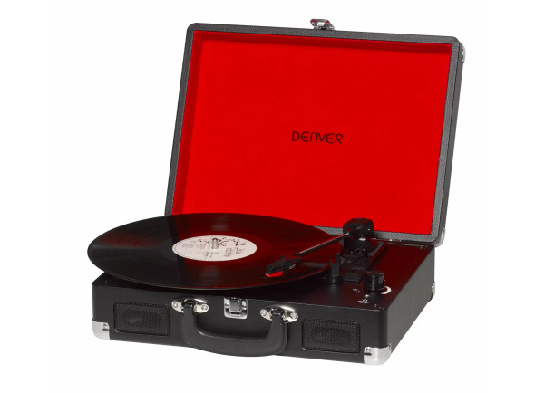 Gira discos vintage/Gira-discos de alta fidelidade Denver VPL120 BLACK 