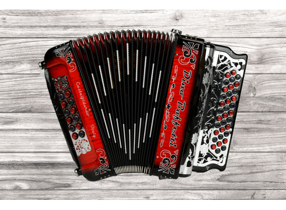Concertina/Concertina Dino Baffetti Supertuga Vermelha/Preta