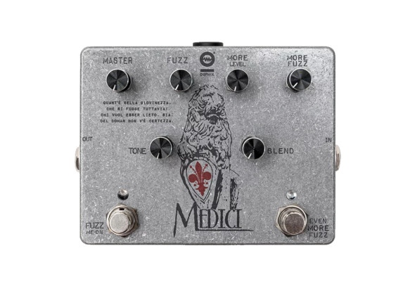 Pedal de distorção/Pédale de distorsion Dophix MEDICI plus de flou