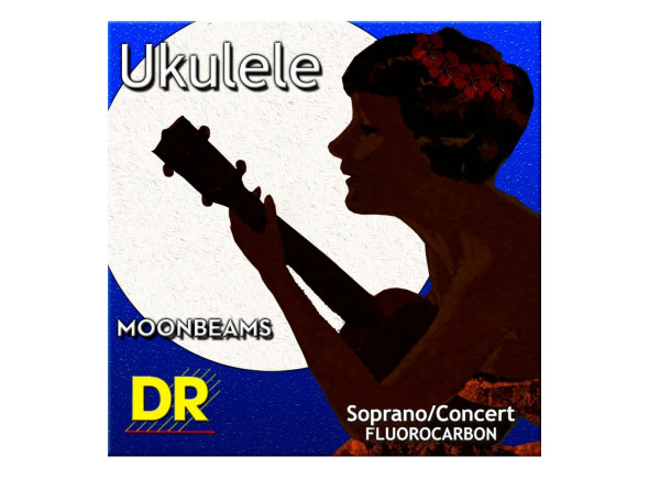 Cordas para Ukulele/Cordas para ukulele DR  CLEAR S/C