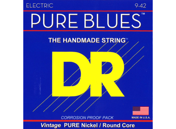 Jogo de cordas .009 DR Strings  Pure Blues PHR-9