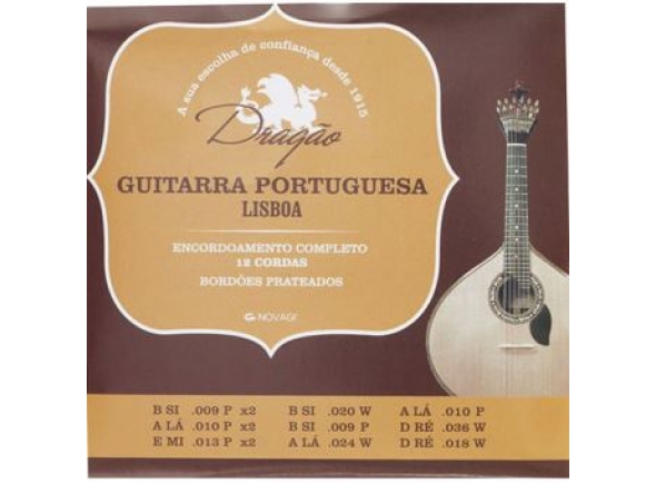 Cordas para Guitarra Portuguesa Dragão Guitarra Portuguesa Lisboa 