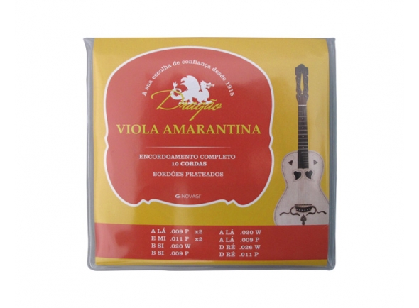 Cordas para Guitarra Portuguesa Dragão Viola Amarantina 