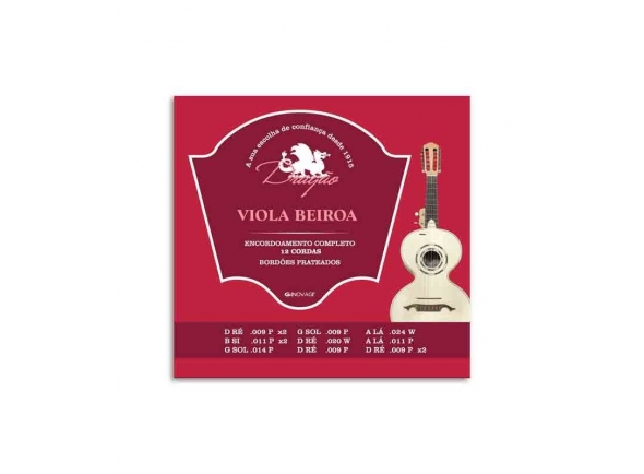 Cordas Instrumentos Internacionais Dragão Viola Beiroa Strings 