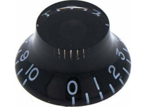 Botão de potenciómetro Dr.Parts  SC-Style Top Hat Knob BK 