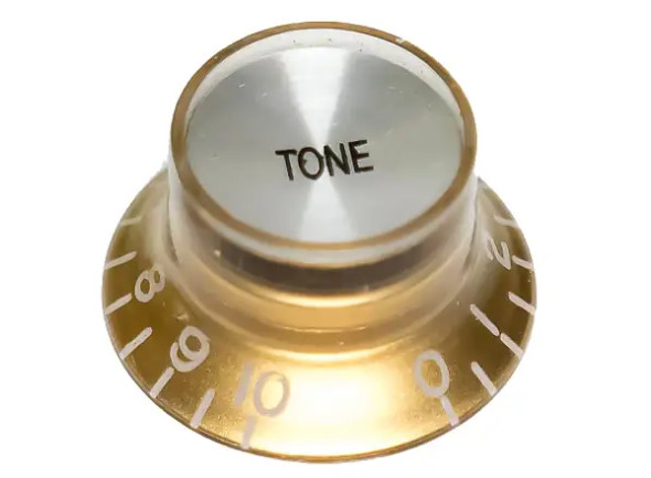 Botão de potenciómetro Dr.Parts  Tone Knob Gold/Silver for Alpha Pots (Epiphone) 