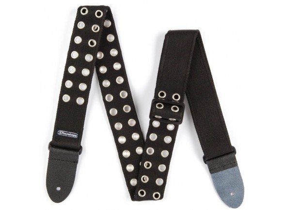 Acessórios Guitarra Dunlop Correia de nylon Dunlop D38-19BK Acessórios Guitarra Dunlop Correia de nylon Dunlop D38-19BK