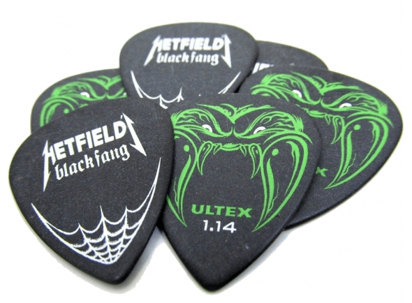Acessórios Guitarra Dunlop Palhetas para guitarra Dunlop James Hetfield Black Fang PH112R 1.14mm 6 Pack Acessórios Guitarra Dunlop Palhetas para guitarra Dunlop James Hetfield Black Fang PH112R 1.14mm 6 Pack