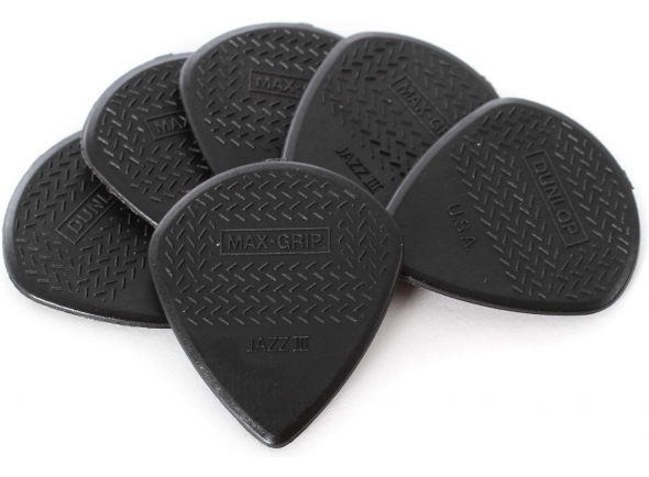 Acessórios Guitarra Dunlop Palhetas para guitarra Dunlop Nylon Max Grip Jazz III Stiffo Acessórios Guitarra Dunlop Palhetas para guitarra Dunlop Nylon Max Grip Jazz III Stiffo