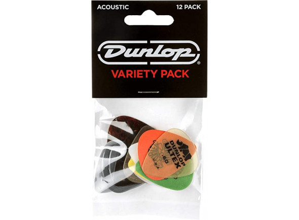 pua de guitarra Dunlop  PVP112 Acoustic Pick Variety 12er-Set 