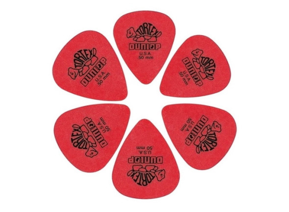 Palhetas para guitarra Dunlop  Tortex Standard 0,50 (pack 6)
