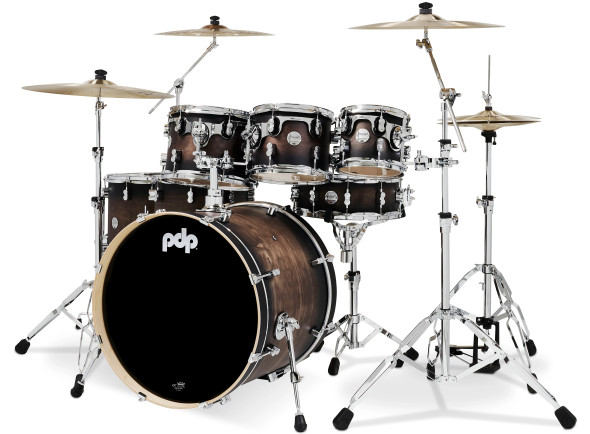 Bateria acústica/Sets de batería sin herrajes <b>DW PDP CONCEPT Maple CM7 CHARCOAL BURST</b> 7-pcs 22