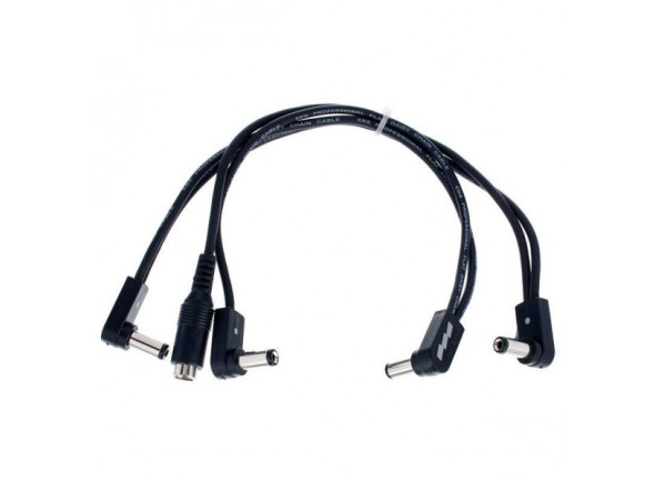 Cables de efectos/alimentación EBS  DC4-90F Flat Daisy Chain 
