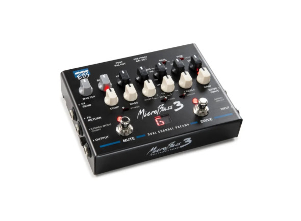 Pré-amplificador/Di-Box/Preamps para baixo EBS  Micro Bass 3