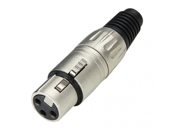 Fichas XLR de 3 polos/Fichas XLR de 3 polos (macho e fêmea) Egitana XLR Fêmea Ficha