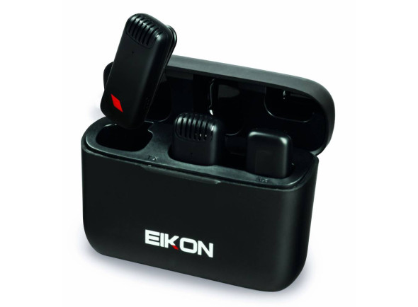 Microfones de Lapela/Système sans fil avec microphone cravate. Microphone sans fil double Eikon TWINSTREAM
