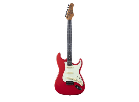 Guitarra elétrica/Guitarras formato ST Eko ST300-Red