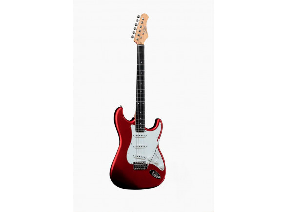 Guitarras formato ST Eko  Strato S300 Red