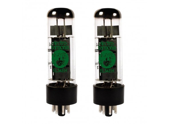 Par de tubos para pré-amplificadores/Válvulas para amplificadores Electro Harmonix EL34EH matched Pair 