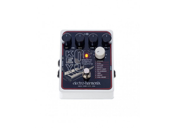 Pedal de efeitos para guitarra elétrica e teclado/Outros efeitos para guitarra elétrica Electro Harmonix  KEY9 Electric Piano Machine 