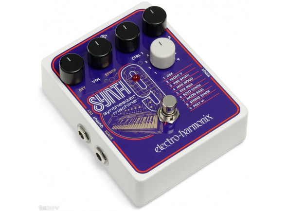 Pedal de Efeito para Guitarra Elétrica/Outros efeitos para guitarra elétrica Electro Harmonix  Synth9 Synthesizer Machine 