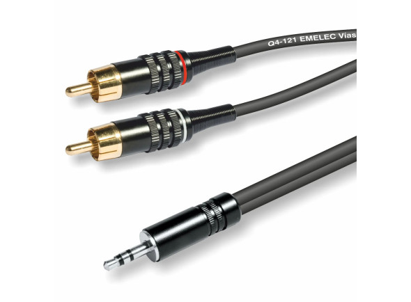 câbles audio Emelec M62-EQ660530S Cabo 2x RCA Macho / 3,5 Macho ST 30mt