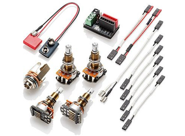 pickups emg Kit de conversão/pastillas de bobina simple EMG Kit de conversão p/1 ou 2 pickups (4 pots long shaft + jack stereo + fichas quick connect) pickups emg Kit de conversão/pastillas de bobina simple EMG Kit de conversão p/1 ou 2 pickups (4 pots long shaft + jack stereo + fichas quick connect)