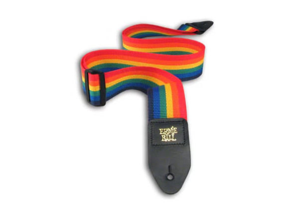 Correia para guitarra / baixo/cinturón de nailon Ernie Ball  Correia Polypro Para Guitarra/baixo Arco-íris