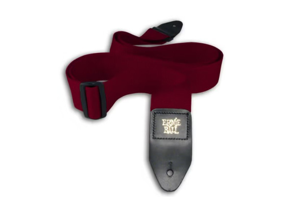  Correia para guitarra ou baixo/Correia de nylon Ernie Ball  Correia Polypro Para Guitarra/baixo Burgundy