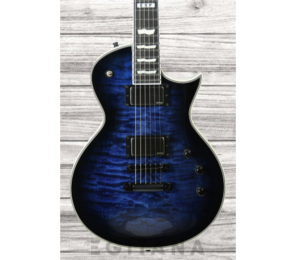 Guitarra ESP Guitarras formato Single Cut ESP  E-II Eclipse QM RDB