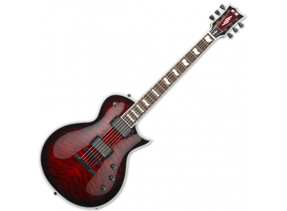 Guitarras ESP E-II Guitarras formato Single Cut ESP E-II Eclipse QM STBCSB Guitarras ESP E-II Guitarras formato Single Cut ESP E-II Eclipse QM STBCSB
