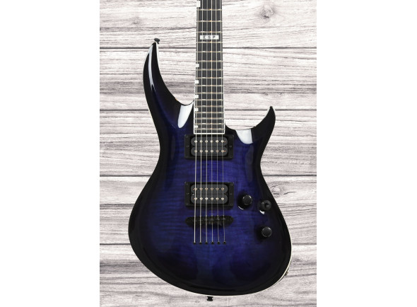 Guitarra Elétrica/Otros formatos ESP E-II Horizon-III Azul Reno con estuche