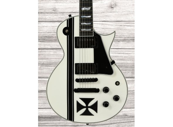  Guitarra elétrica/Guitarras formato Single Cut ESP Iron Cross SW Signature James Hetfield