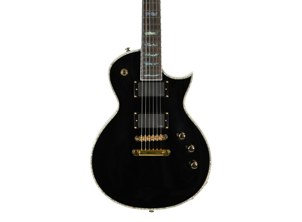Guitarras Elétricas ESP Guitarras de formato single cut ESP LTD EC-1000 Black