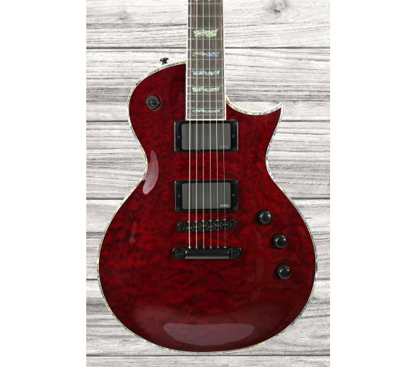 Guitarras ESP em stock Guitarra Elétrica/Guitarras formato Single Cut ESP  LTD EC-1000QM STBC 