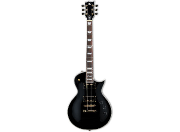 Guitarra Elétrica/Guitarras de formato single cut ESP LTD EC-256 BLK
