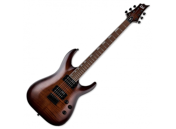 Guitarras formato ST ESP LTD H-200FM Dark Brown SB
