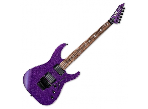 Guitarras formato ST ESP LTD Kirk Hammett 602 Purple Sparkle